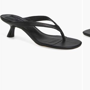 Tony Bianco Black Thong Sandals 8.5 worn once. $155 retail.